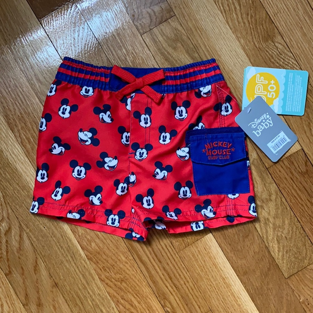 NWT Mickey Baby Swimsuit
